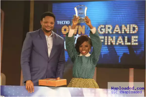 29 year old Nigerian teacher wins Season1 of Tecno own the stage!
